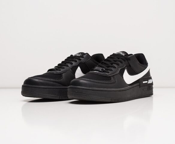 Nike Air Force 1 Shadow black. Вид 2